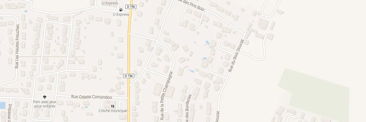 Plan du 16 Rue de la Petite Champagne à Jarnac