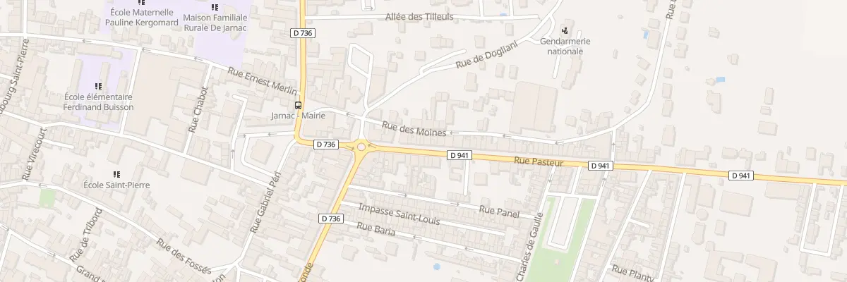 Plan du 27 Rue Pasteur à Jarnac