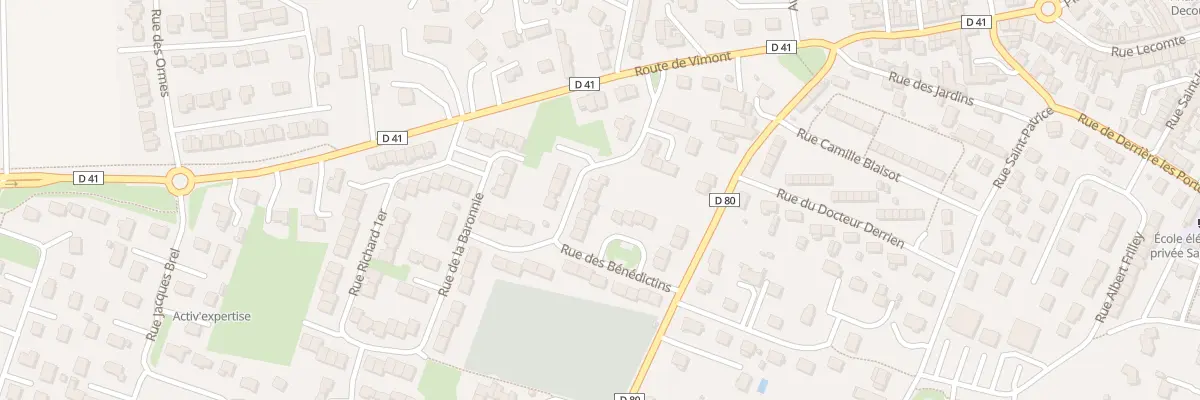 Plan du 17 Rue de l’Abbaye à Argences