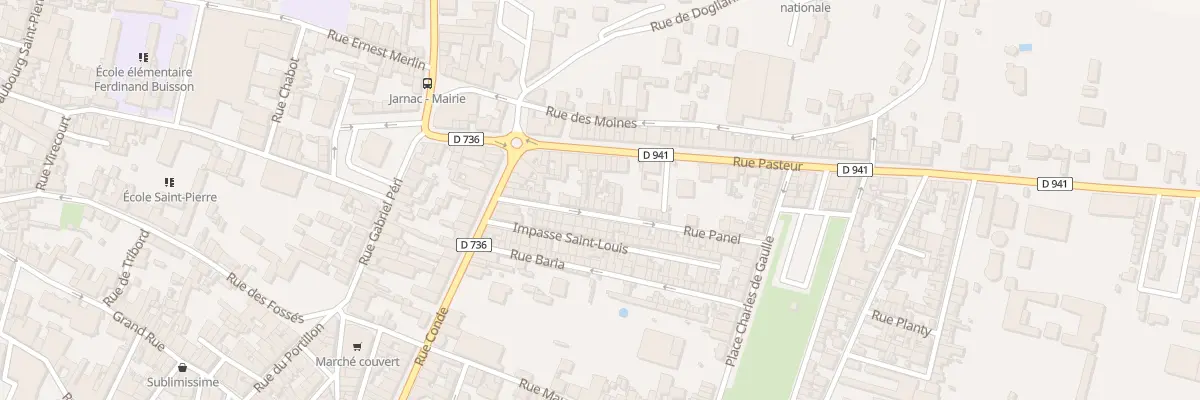Plan du 17 Rue Panel à Jarnac