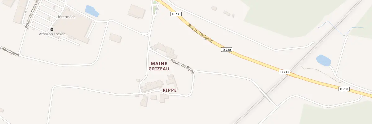 Plan du 7 Rte de Rippe à Montguyon