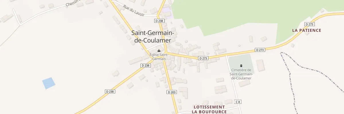 Plan du 2 Rue de la Patience à Saint-Germain-de-Coulamer
