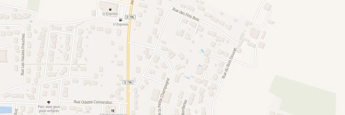 Plan du 20 Rue de la Petite Champagne à Jarnac