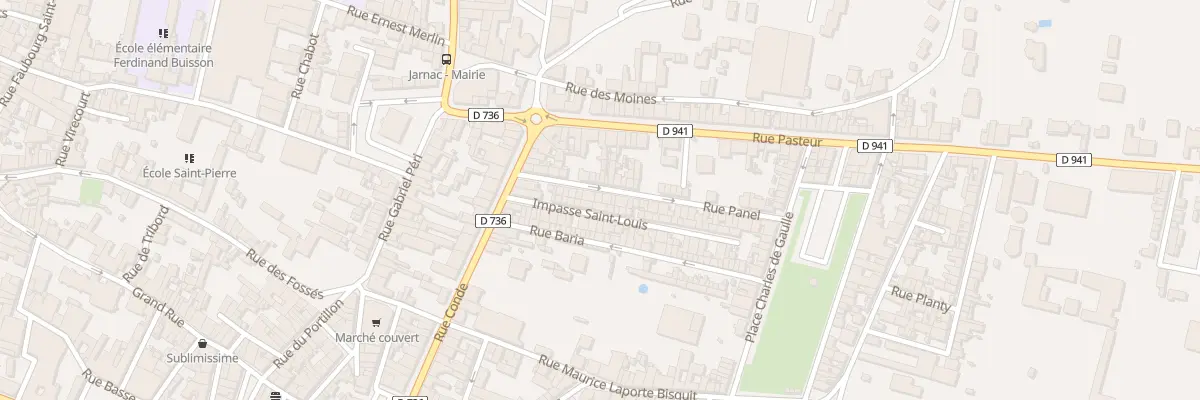 Plan du 14 Rue Panel à Jarnac