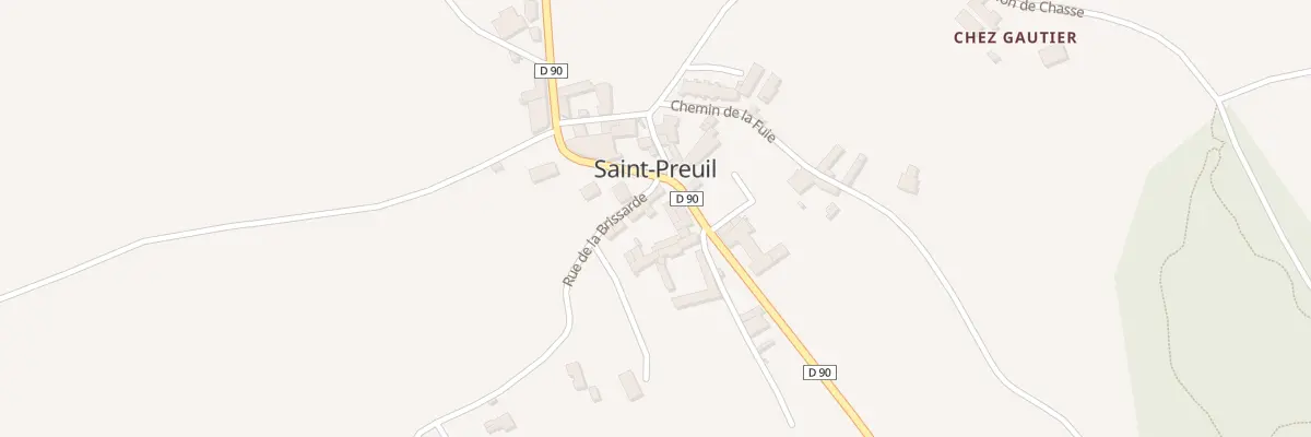 Plan du 1 Rue de la Brissarde à Saint-Preuil