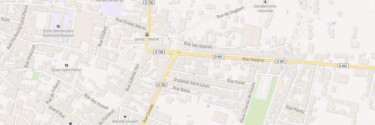 Plan du 7 Rue Panel à Jarnac