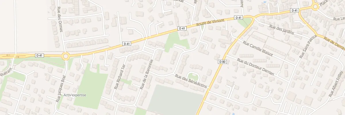 Plan du 6 Rue de l’Abbaye à Argences