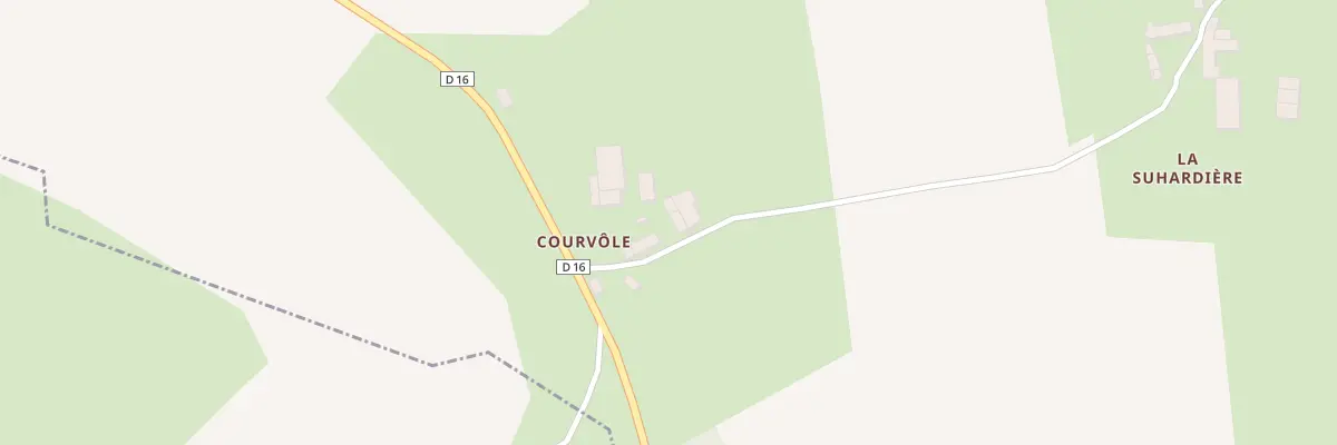 Plan du 3 Courvole à Saint-Germain-de-Coulamer
