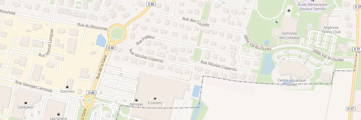 Plan du 13 Rue Nicolas Copernic à Argences