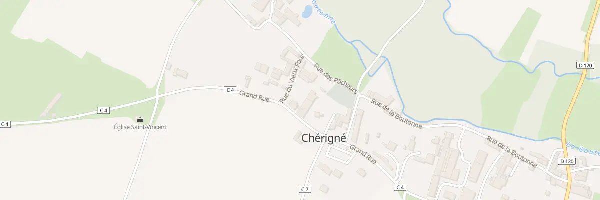 Plan du 3 Rue du Vieux Four à Chérigné