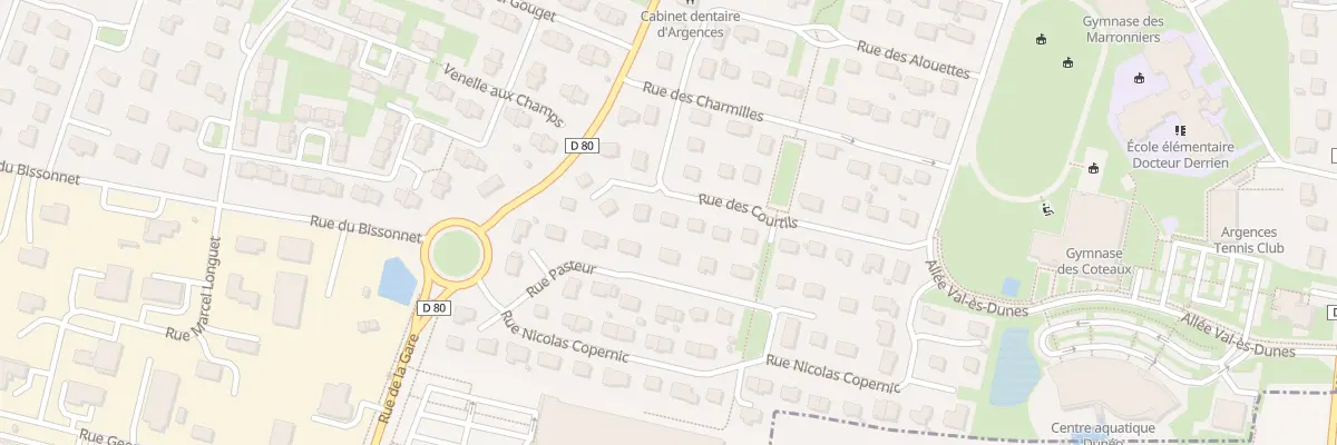 Plan du 18 Rue des Courtils à Argences
