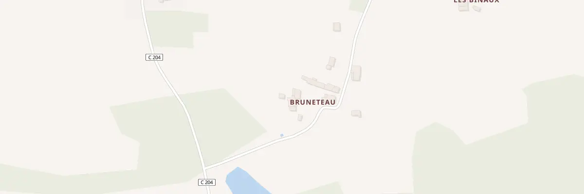 Plan de Bruneteau à Neuvicq