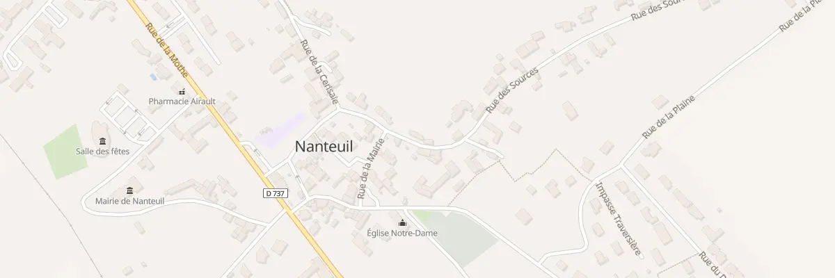 Plan du 7 Rue des Sources à Nanteuil