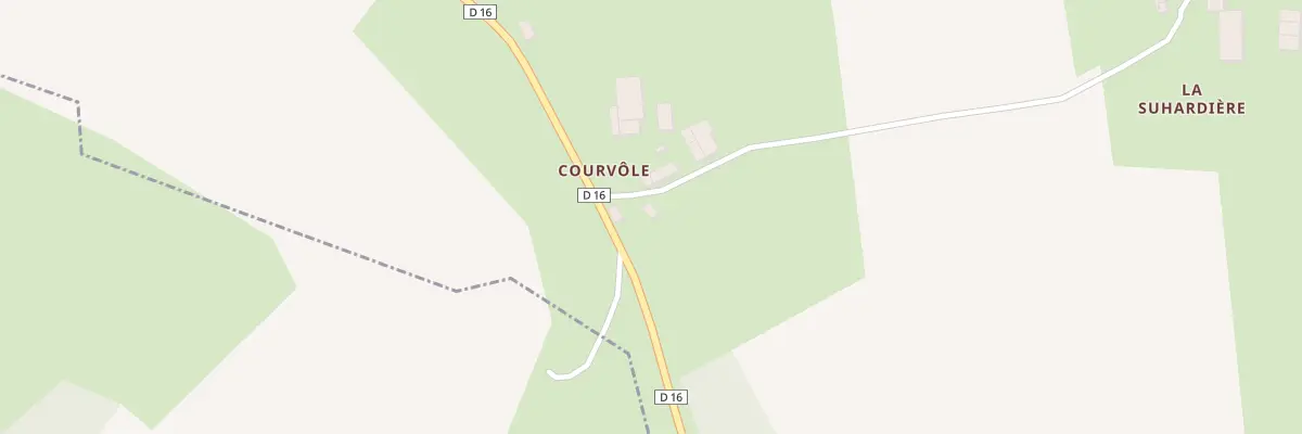 Plan du 2 Courvole à Saint-Germain-de-Coulamer