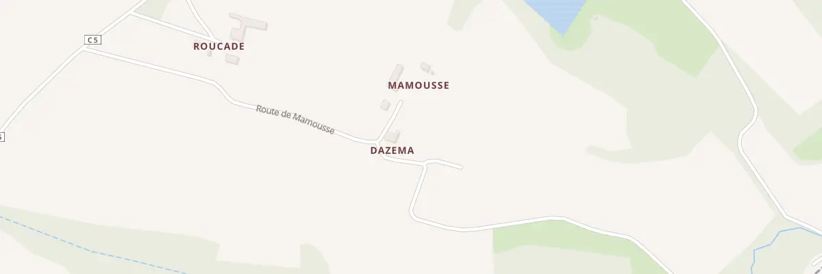 Plan du 5055 Dazema à Toujouse