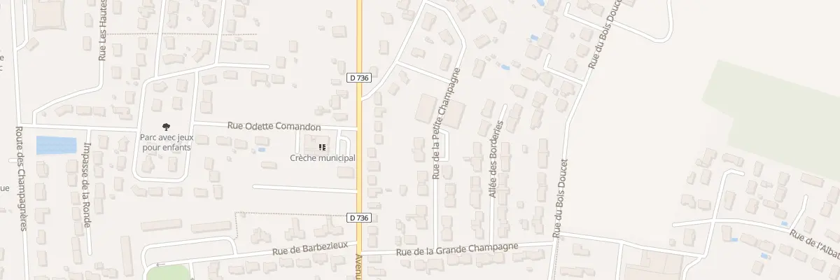 Plan du 11 Rue de la Petite Champagne à Jarnac