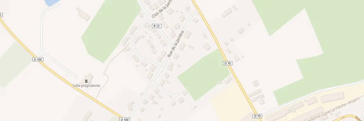 Plan du 15 Rue de la Jarrière à Bazouges Cré sur Loir