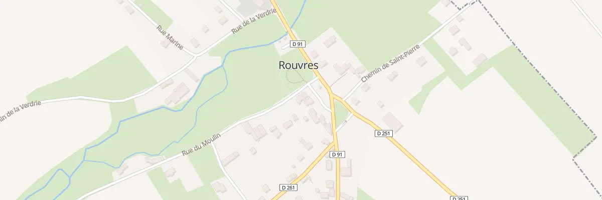 Plan du 5027 Rue du Moulin à Rouvres