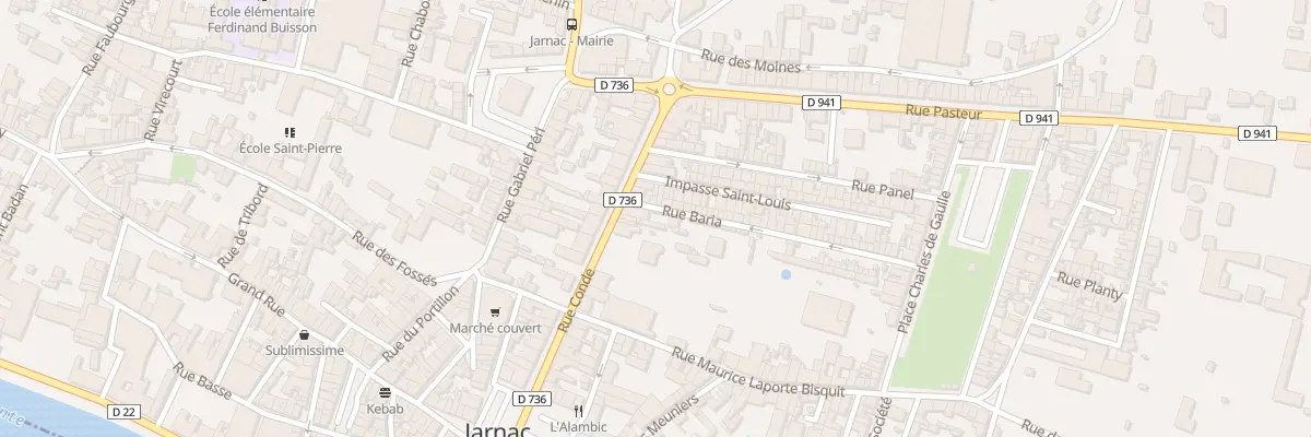 Plan du 32 Rue Conde à Jarnac