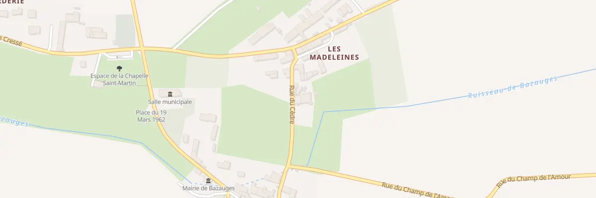 Plan du 7 Rue du Cédre à Bazauges