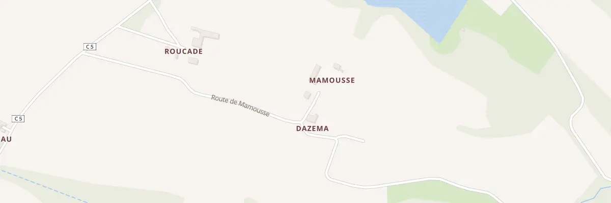 Plan du 5056 A Mamousse à Toujouse