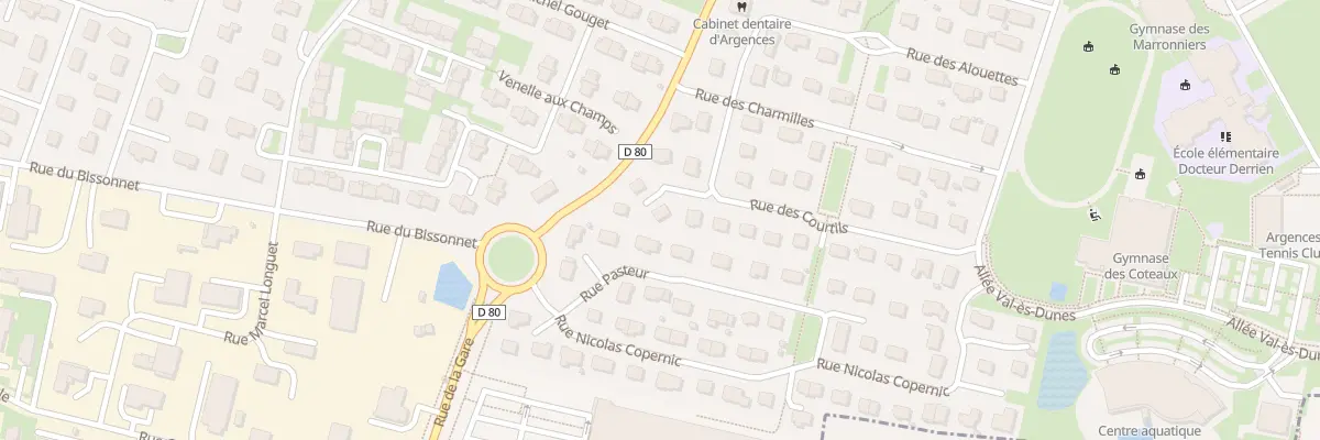 Plan du 14 Rue des Courtils à Argences
