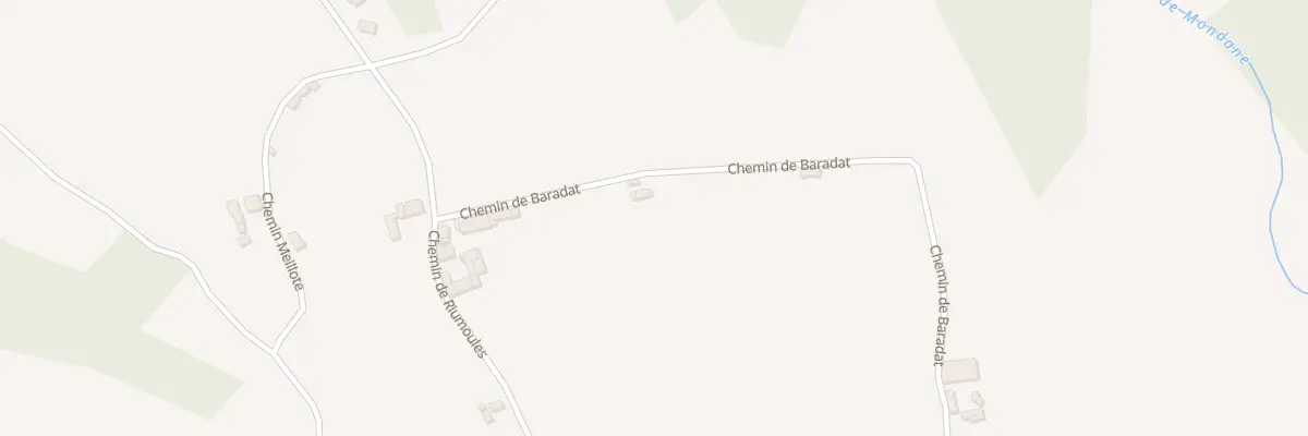 Plan du 5254 Che de Baradat à Gerderest