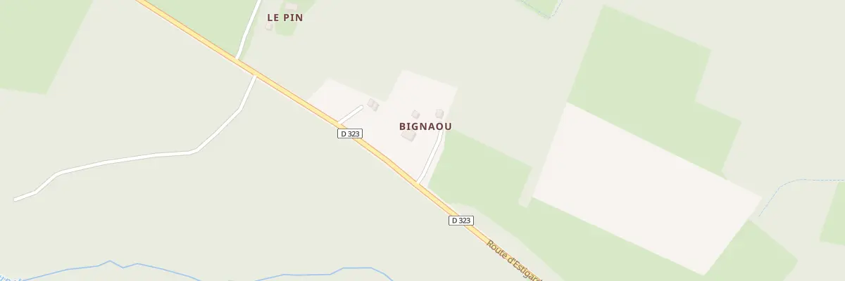 Plan du 1218 Rte d’Estigarde à Vielle-Soubiran