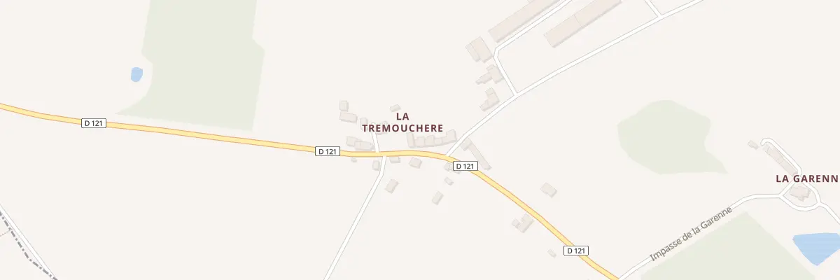 Plan du 8 La Trémouchère à Gesvres