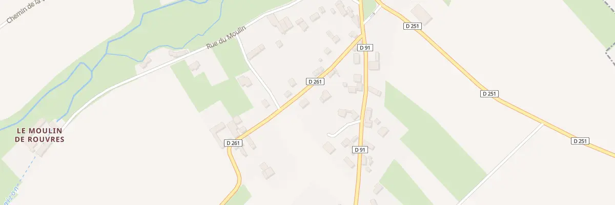 Plan du 5073 Rue des Petites Chasses à Rouvres