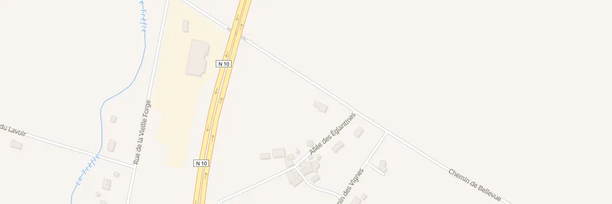 Plan du 2 All des Églantines à Reignac