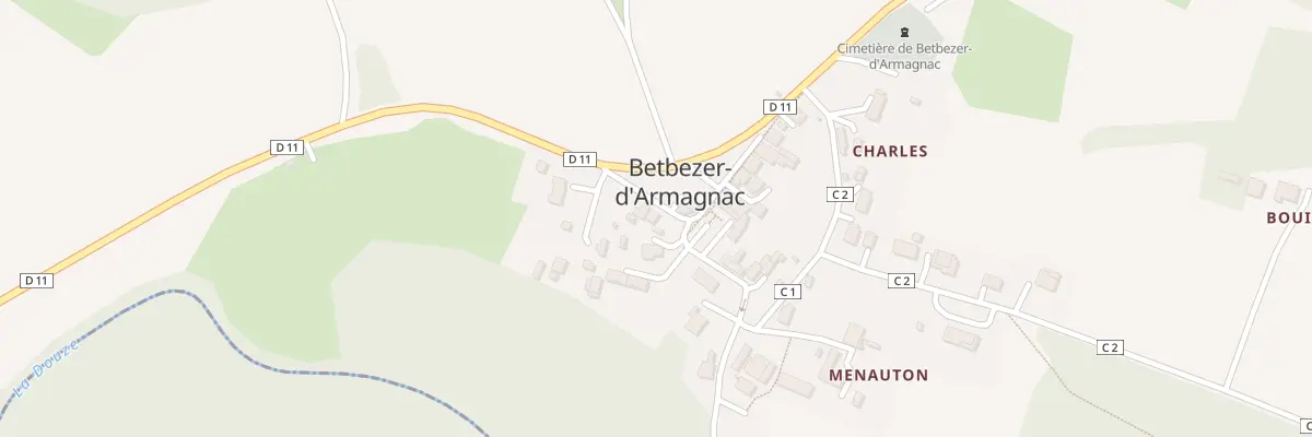 Plan du 62 Rte de Labastide à Betbezer-d’Armagnac
