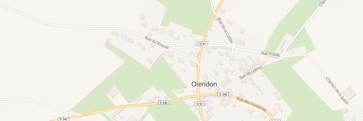 Plan du 5079 Le Bourg à Olendon
