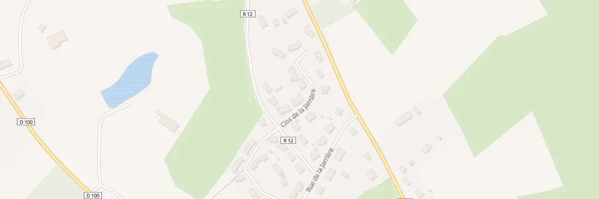 Plan du 5551 La Jarriere à Bazouges Cré sur Loir