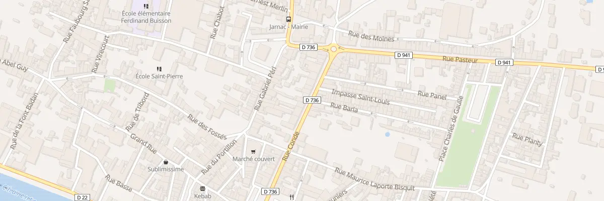 Plan du 31 Rue Conde à Jarnac