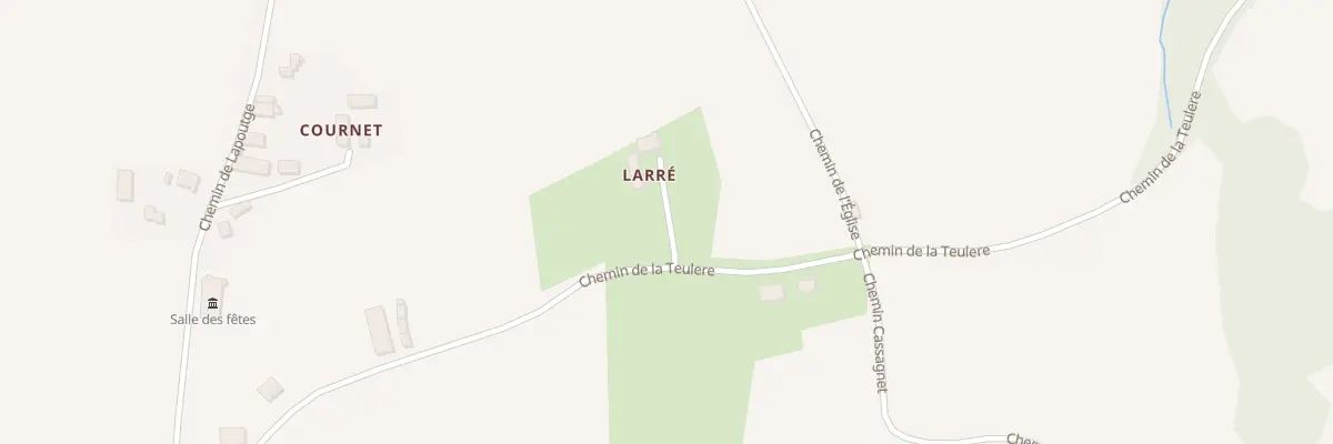 Plan du 12 Che de la Teulere à Abère
