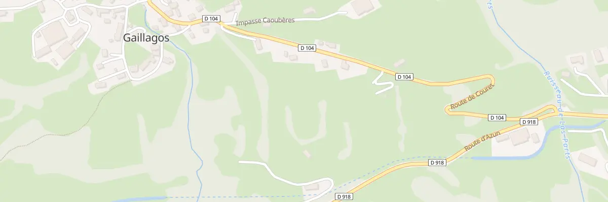 Plan du 5002 Rte de Couret à Gaillagos