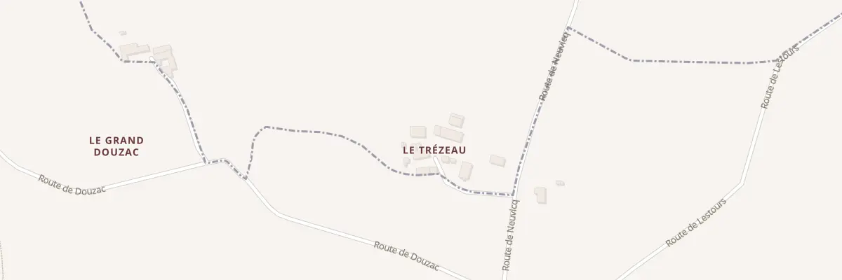Plan du 3 Le Trezeau à Neuvicq