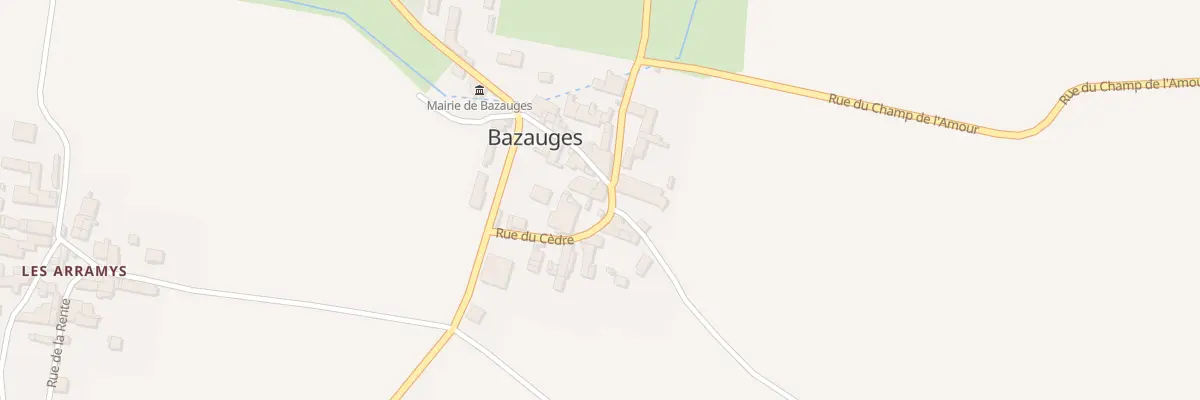 Plan du 16 Rue du Cédre à Bazauges