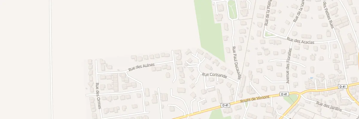 Plan du 9 Rue des Églantiers à Argences