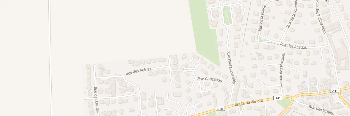 Plan du 11 Rue des Églantiers à Argences