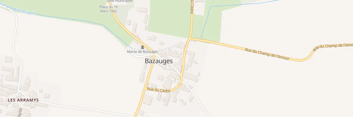 Plan du 9 Rue de l’Ancienne Forge à Bazauges