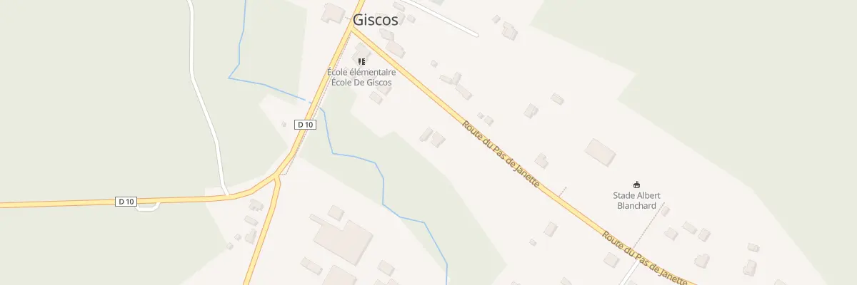 Plan du 162 Rte du Pas de Janette à Giscos