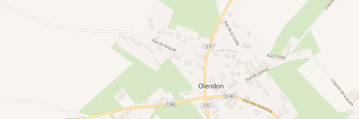Plan du 5080 Le Roquet à Olendon