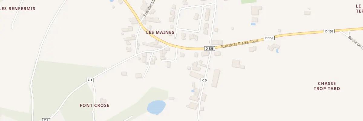 Plan du 38 Rue de la Pierre Folle à Montguyon
