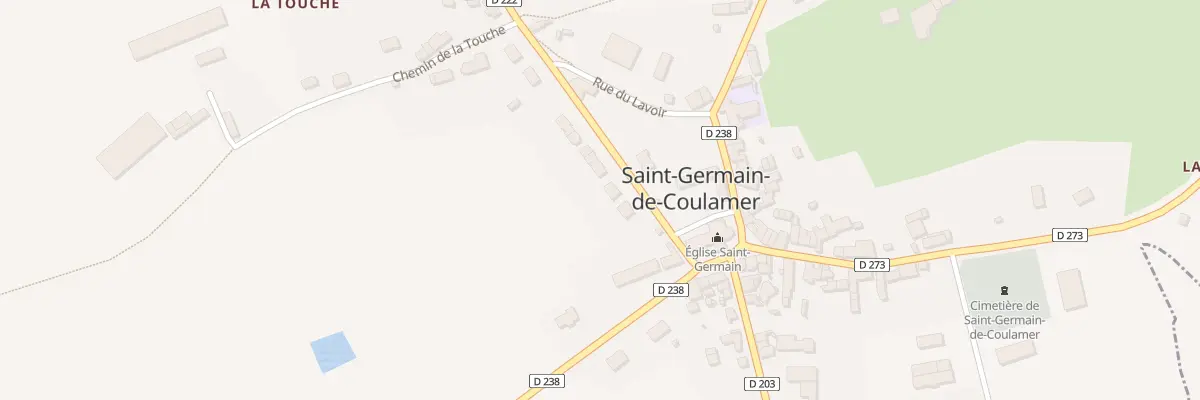 Plan du 3 Rue Sainte Barbe à Saint-Germain-de-Coulamer