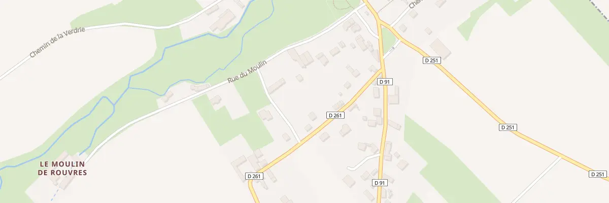 Plan du 5070 Rue des Petites Chasses à Rouvres