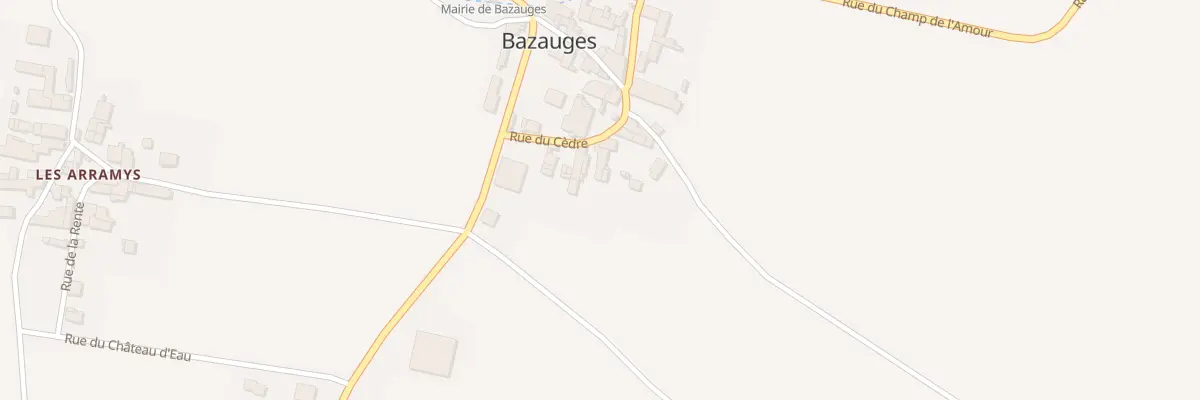 Plan du 21A Rue du Cédre à Bazauges
