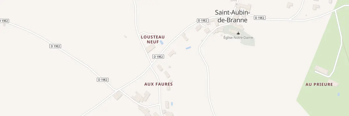 Plan du 138 Aux Faures Nord à Saint-Aubin-de-Branne