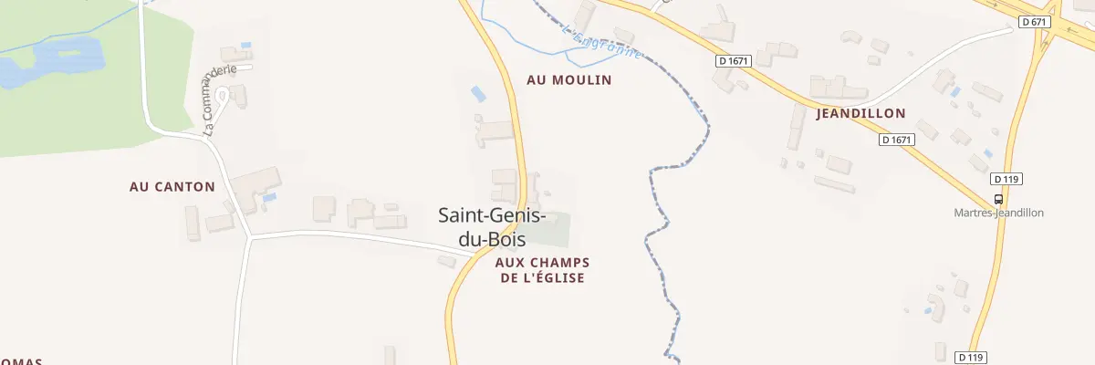 Plan du 4 Aux Champs de l’Eglise à Porte-de-Benauge